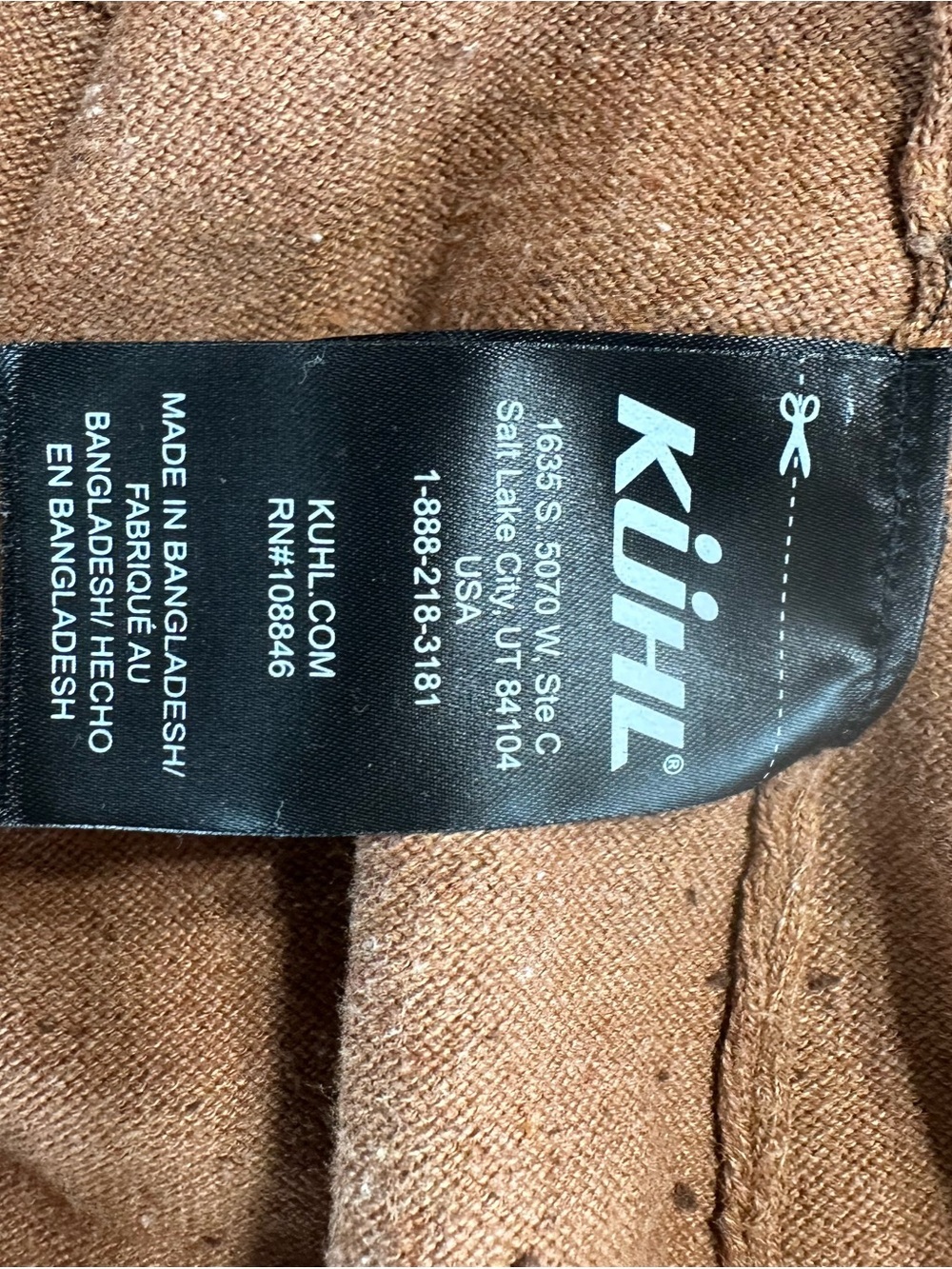 Kuhl Valencia Sweater Women's Large Brown & Beige Striped - Picture 7 of 8